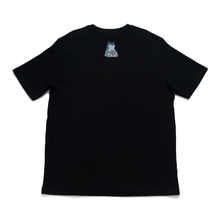 Load image into Gallery viewer, &quot; Pitter-Patter Song &quot; Cut and Sew Wide-body Tee Black