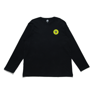 "Snakeboy" Cut and Sew Wide-body Long Sleeved Tee Black