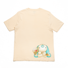 Load image into Gallery viewer, "Heart Guardian" Cut and Sew Wide-body Tee Beige