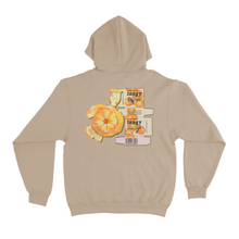 Load image into Gallery viewer, &quot;Tangy snail&quot; Fleece Hoodie Beige