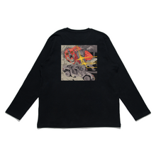 Load image into Gallery viewer, &quot;car-chaser&quot; Cut and Sew Wide-body Long Sleeved Tee Black