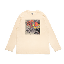 Load image into Gallery viewer, &quot;car-chaser&quot; Cut and Sew Wide-body Long Sleeved Tee Black