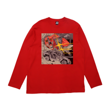 Load image into Gallery viewer, &quot;car-chaser&quot; Cut and Sew Wide-body Long Sleeved Tee Black