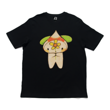 Load image into Gallery viewer, &quot;Home &amp; Flower&quot; Cut and Sew Wide-body Tee Black/Salmon Pink/White/Beige