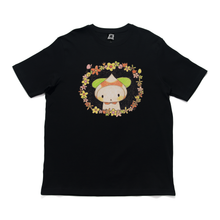 Load image into Gallery viewer, &quot;Flower Ring &amp; Flower Ant&quot; Cut and Sew Wide-body Tee White/Black