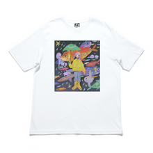 Load image into Gallery viewer, &quot;Rainy_Day &quot; Cut and Sew Wide-body Tee White/Black