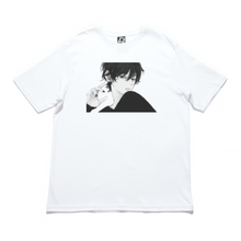 Load image into Gallery viewer, &quot;Piercing&quot; Cut and Sew Wide-body Tee White