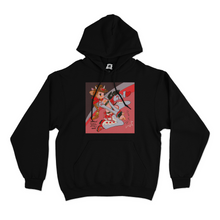 Load image into Gallery viewer, &quot;Chinchilla Icecream&quot; Basic Hoodie Black/Pink