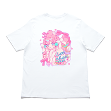 Load image into Gallery viewer, &quot;Litcheeri bunny&quot; Cut and Sew Wide-body Tee White