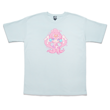 Load image into Gallery viewer, &quot;Litcheeri bunny&quot; Taper-Fit Heavy Cotton Long Sleeve Tee Mint