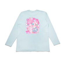 Load image into Gallery viewer, &quot;Litcheeri bunny&quot; Taper-Fit Heavy Cotton Long Sleeve Tee Mint