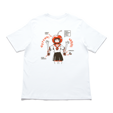 Load image into Gallery viewer, &quot;CHERRY THIEF &amp; CARDBOARD BERRY&quot; Cut and Sew Wide-body Tee White