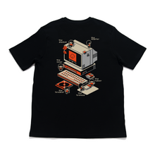 Load image into Gallery viewer, &quot;WELCOME TO THE PIXEL CLUB &amp;HELLO! &quot; Cut and Sew Wide-body Tee Black