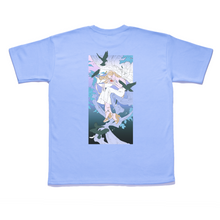 Load image into Gallery viewer, &quot;Angel&quot; Taper-Fit Heavy Cotton Tee Sky Blue