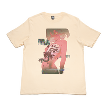 Load image into Gallery viewer, &quot;Venemous&quot; Cut and Sew Wide-body Tee Black/Beige