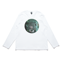 Load image into Gallery viewer, &quot;Reflection 1&quot; Cut and Sew Wide-body Long Sleeved Tee Black