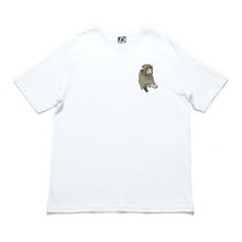 Load image into Gallery viewer, &quot;Cooking&quot; Cut and Sew Wide-body Tee Beige/White