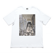 Load image into Gallery viewer, &quot;dede&quot; Cut and Sew Wide-body Tee Beige/White/Black