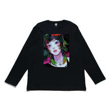 Load image into Gallery viewer, &quot;Pretty Boy Ven&quot; Cut and Sew Wide-body Long Sleeved Tee Beige/Black
