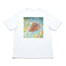 Load image into Gallery viewer, &quot;Happy Day&quot; Cut and Sew Wide-body Tee White/Beige