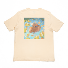 Load image into Gallery viewer, &quot;Happy Day&quot; Cut and Sew Wide-body Tee White/Beige