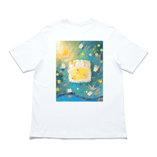 Load image into Gallery viewer, &quot;Moon Bunny&quot; Cut and Sew Wide-body Tee White