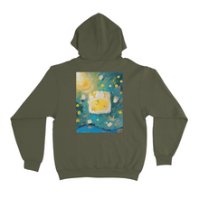 Load image into Gallery viewer, &quot;Moon Bunny&quot; Fleece Hoodie Khaki