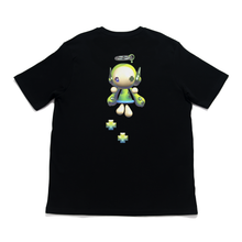 Load image into Gallery viewer, "Momo" Cut and Sew Wide-body Tee Black