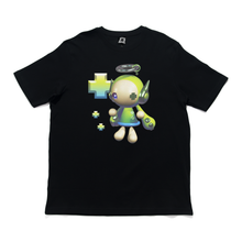 Load image into Gallery viewer, "Momo" Cut and Sew Wide-body Tee Black
