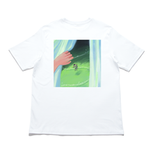 Load image into Gallery viewer, &quot;Sleepy&quot; Cut and Sew Wide-body Tee White/Black