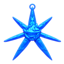 Load image into Gallery viewer, "Infinity Wizard" Collectible Art Charm 100% Metallic Sea Blue