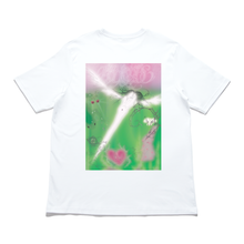 Load image into Gallery viewer, &quot;Uncanny Hearts&quot; Cut and Sew Wide-body Tee White