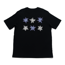 Load image into Gallery viewer, &quot;Summer Nights Cosmic Horror&quot; Cut and Sew Wide-body Tee Black
