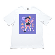 Load image into Gallery viewer, &quot;Jisu Magic&quot; Cut and Sew Wide-body Tee White