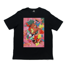 Load image into Gallery viewer, &quot;NICE&quot; Cut and Sew Wide-body Tee Black