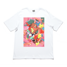 Load image into Gallery viewer, &quot;NICE&quot; Cut and Sew Wide-body Tee White