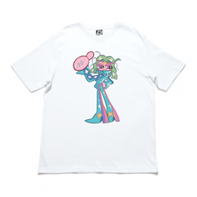 Load image into Gallery viewer, &quot;STEADY&quot; Cut and Sew Wide-body Tee White