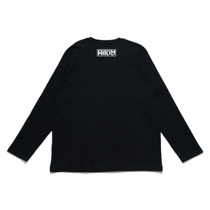 "Cryin" Cut and Sew Wide-body Long Sleeved Tee Black