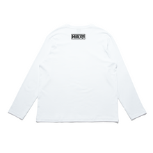 Load image into Gallery viewer, &quot;Youtube Thumbnail&quot; Cut and Sew Wide-body Long Sleeved Tee White