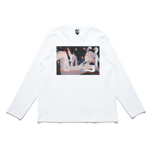 Load image into Gallery viewer, &quot;Tiny Piercing Holes&quot; Cut and Sew Wide-body Long Sleeved Tee White