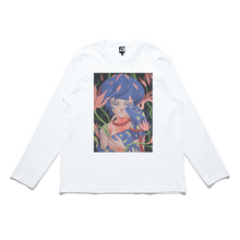 Load image into Gallery viewer, &quot;I Just Want To Grow Old And Die With You&quot; Cut and Sew Wide-body Long Sleeved Tee White