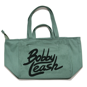 "Bobby" Tote Carrier Bag Cream/Green