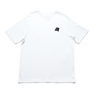 "Initialize Me" - Cut and Sew Wide-body Tee White