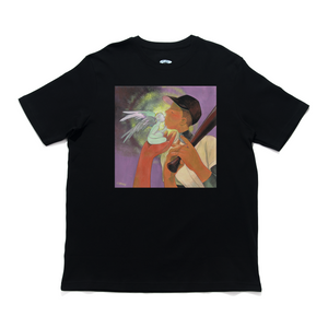 "The Blessing 2.0" - Cut and Sew Wide-body Tee Black