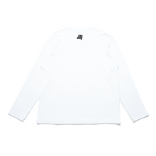 Load image into Gallery viewer, &quot;Wave&quot; Cut and Sew Wide-body Long Sleeved Tee White/Black
