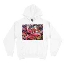 Load image into Gallery viewer, &quot;Wave&quot; Basic Hoodie White/Pink