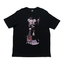 Load image into Gallery viewer, &quot;Asagi&quot; Cut and Sew Wide-body Tee Black