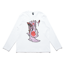 Load image into Gallery viewer, &quot;Nishiki&quot; Cut and Sew Wide-body Long Sleeved Tee White