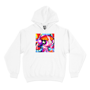 "The Transceivers CATS!" Basic Hoodie Black/White/Pink