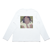 Load image into Gallery viewer, &quot;Angel&#39;s Trumpet&quot; Cut and Sew Wide-body Long Sleeved Tee White